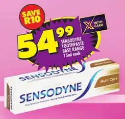 Shoprite Sensodyne toothpaste base range offer