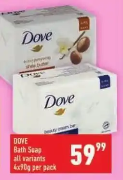 Shoprite Dove Bath Soap offer