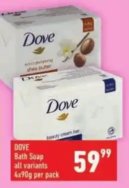 Shoprite Dove Bath Soap offer