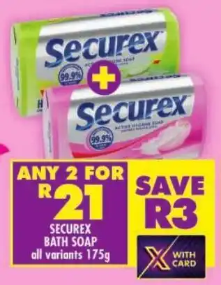 Securex bath soap