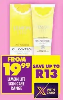 Shoprite Lemon lite skin care range offer