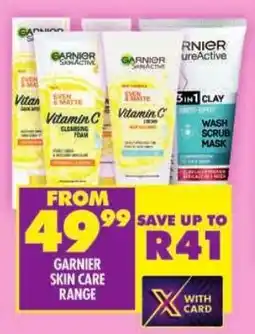 Shoprite Garnier skin care range offer