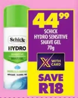 Shoprite Schick hydro sensitive shave gel offer