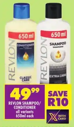 Shoprite Revlon shampoo/ conditioner offer