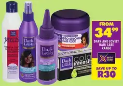 Shoprite Dark and lovely hair care range offer