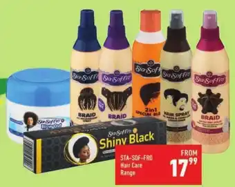 Shoprite STA-SOF-FRO Hair Care Range offer