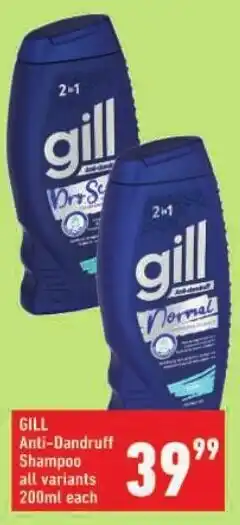 Shoprite GILL Anti-Dandruff Shampoo offer