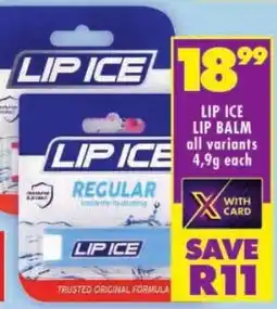Shoprite Lip ice lip balm offer