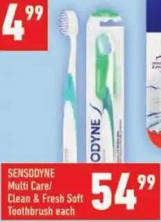 Shoprite Sensodyne Multi Care/ Clean & Fresh Soft Toothbrush offer