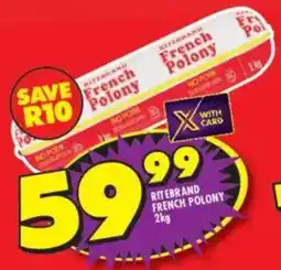 Shoprite Ritebrand French Polony offer