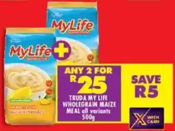 Shoprite Truda my life wholegrain maize meal offer