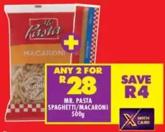 Mr. pasta spaghetti/ macaroni