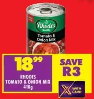 Shoprite Rhodes tomato & onion mix offer