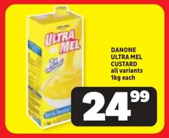 Usave Danone ultra mel custard offer