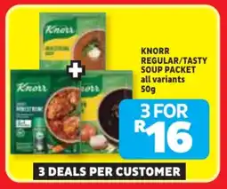 Usave Knorr regular/ tasty soup packet offer