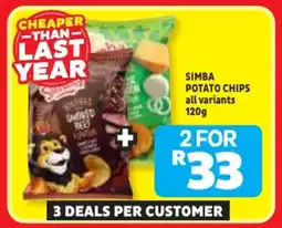Usave Simba potato chips offer