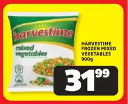 Usave Harvestime frozen mixed vegetables offer