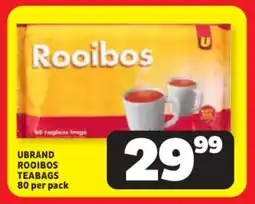 Usave Ubrand rooibos teabags offer