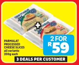 Usave Parmalat processed cheese slices offer