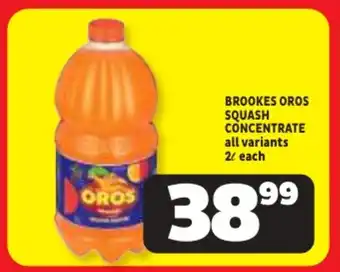 Brookes oros squash concentrate