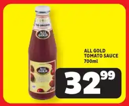Usave All gold tomato sauce offer