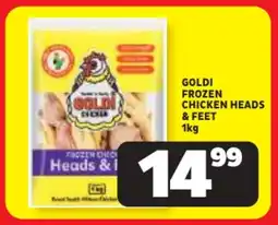 Usave Goldi frozen chicken heads & feet offer