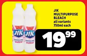 Usave Jik multipurpose bleach offer