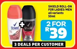 Usave Shield roll-on for ladies/ men offer