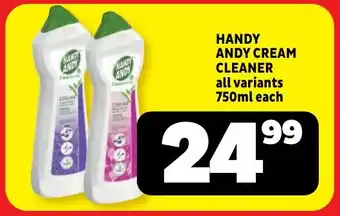 Usave Handy andy cream cleaner offer