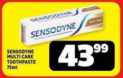 Usave Sensodyne multi care toothpaste offer