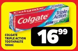Usave Colgate triple action toothpaste offer