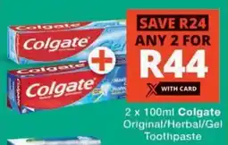 MediRite Colgate Original/ Herbal/ Gel Toothpaste offer