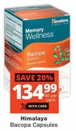 MediRite Himalaya Bacopa Capsules offer