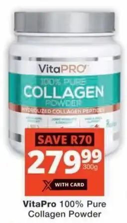 MediRite VitaPro 100% Pure Collagen Powder offer