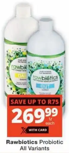 MediRite Rawbiotics Probiotic All Variants offer
