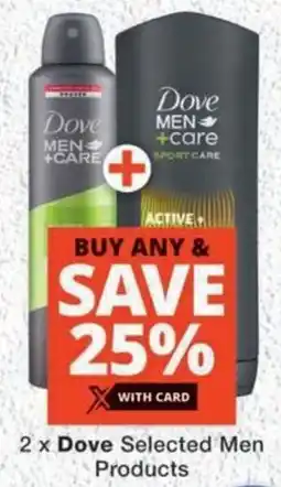 MediRite Dove Selected Men Products offer