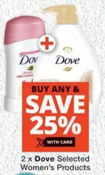MediRite Dove Selected Women's Products offer
