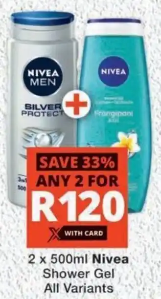 MediRite Nivea Shower Gel All Variants offer