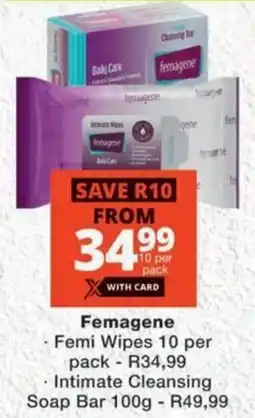 MediRite Femagene Femi Wipes offer