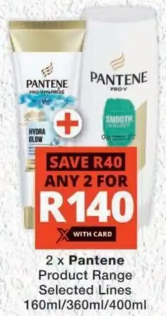 MediRite Pantene Product Range Selected Lines offer