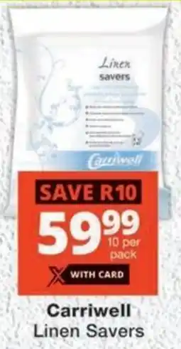 MediRite Carriwell Linen Savers offer