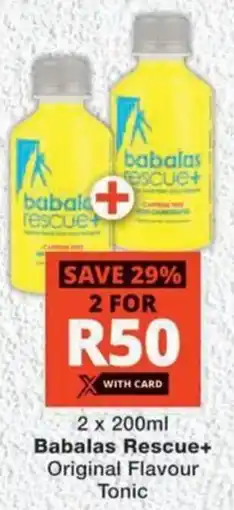 MediRite Babalas Rescue+ Original Flavour Tonic offer