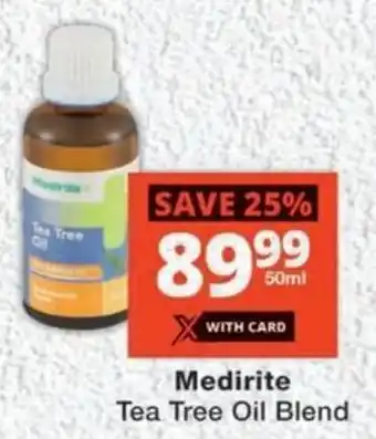 MediRite Medirite Tea Tree Oil Blend offer