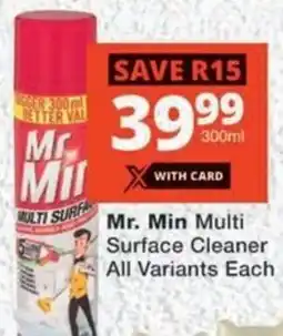 MediRite Mr. Min Multi Surface Cleaner All Variants offer