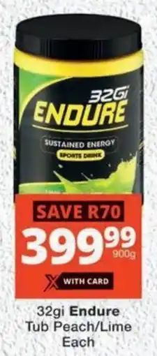 MediRite 32gi Endure Tub Peach/ Lime offer