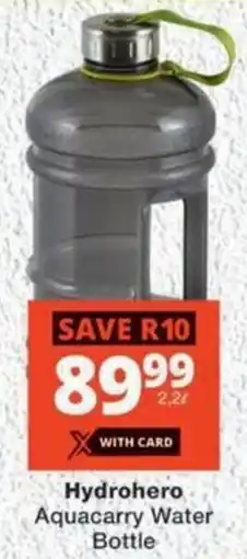 MediRite Hydrohero Aquacarry Water Bottle offer