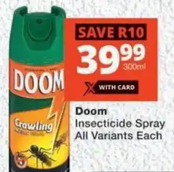 MediRite Doom Insecticide Spray All Variants offer