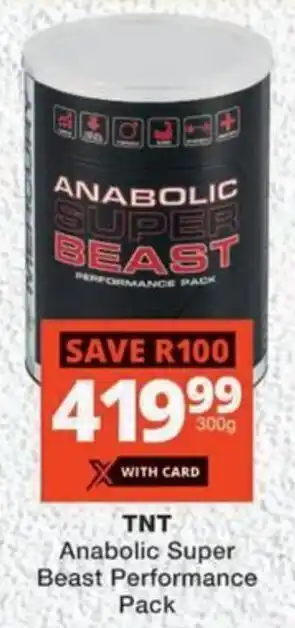 MediRite TNT Anabolic Super Beast Performance Pack offer
