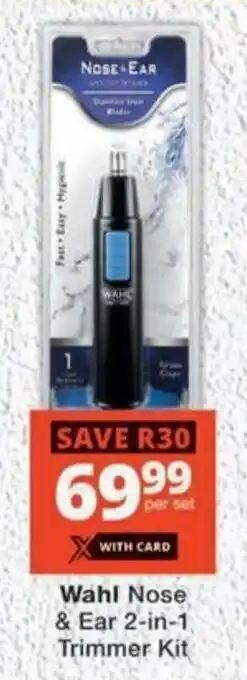 MediRite Wahl Nose & Ear 2-in-1 Trimmer Kit offer