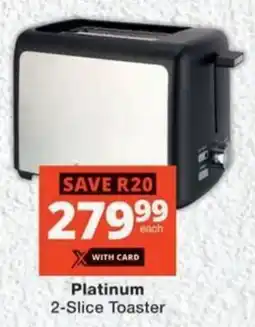 MediRite Platinum 2-Slice Toaster offer